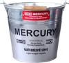 Balde de Estanho Keystone Mercury Regular 28x28x25cm galvanizado preto ME047151