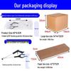 Folding Sanitation Garbage Picker with Extended Handle & Magnetic Tip for Easy Cleanup