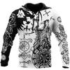 Tattoo Skeleton Cross Terror Red 3D Printed Men's Oversized Hoodie Sweatshirt Autumn Casual Tracksuits Bad Wolf Animal Clothing