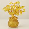 Creative Citrine Lucky Tree Chinese Feng Shui Money Tree Fortune Tree For Desktop Ornament Home Decoration Gifts