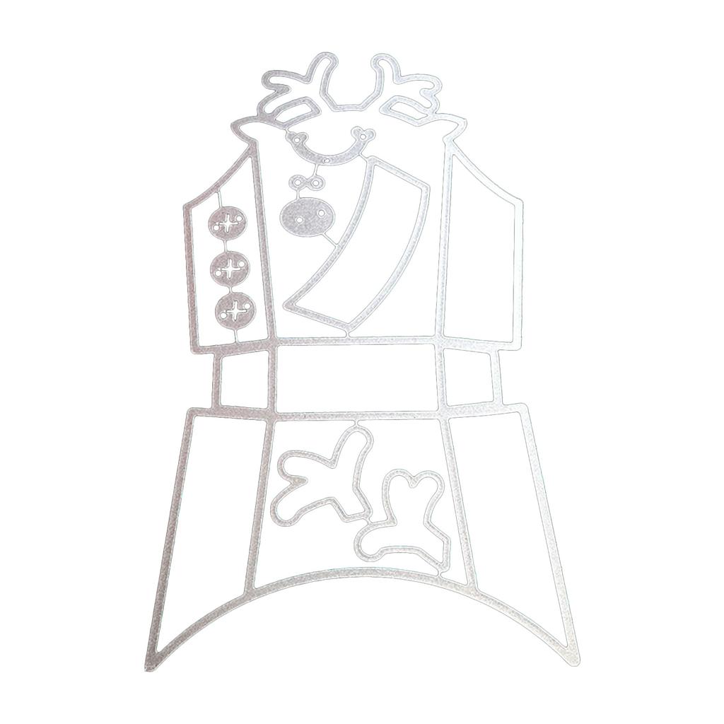 Matrices de découpe Boîte de Noël Pochoir Scrapbooking Découpes en métal Gaufrage de cartes Bricolage Modèle Moule Décoration d'album photo