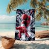 Spider-Man beach towel Outdoor camping Beach towel for vacation swim Outdoor pool Absorbent bath towel