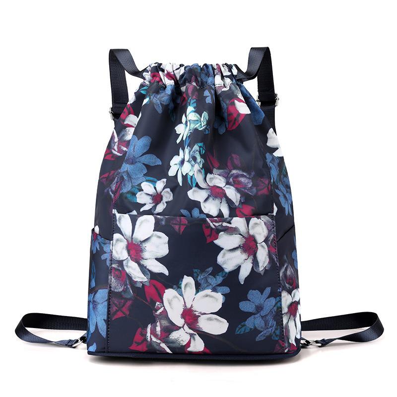 Lightweight Foldable Drawstring Backpack for Travel and Sports Fitness