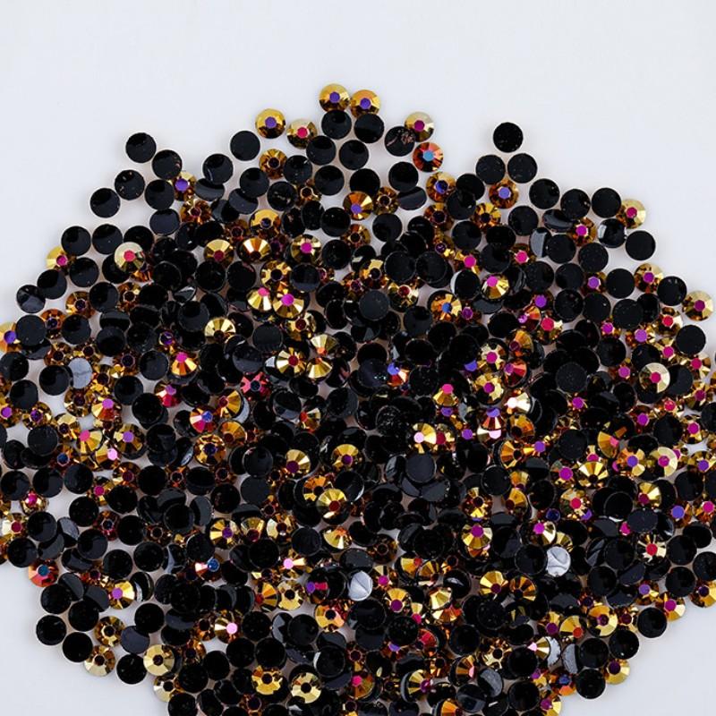 of High-quality Flat Bottomed Resin Diamond Nail Polish Diamond Color DIY Jelly AB 14 Cut Surface Sticking Rhinestone