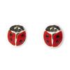 Les Trésors De Lily [K3135] - BO Silver 'Ladybug' Red Black