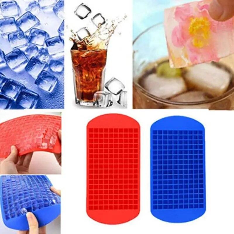 160 Grid Silicone Ice Cube Small Cube Ice Cube Mold Ice Maker Food Silicone Ice Box