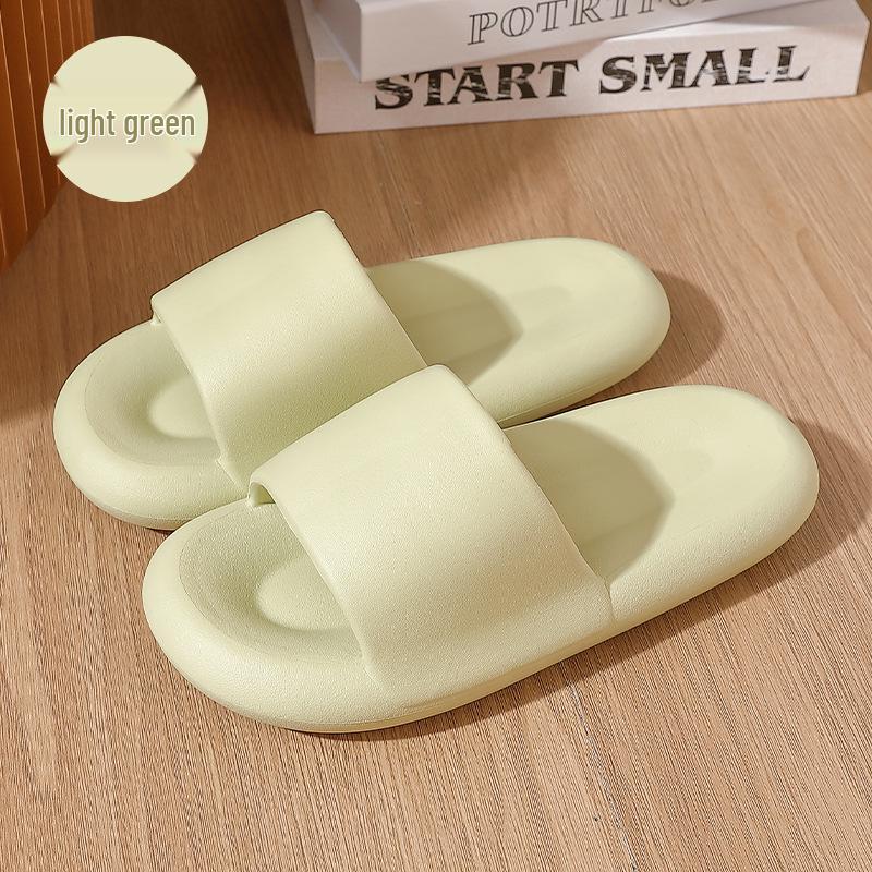 Soft-Soled EVA Slippers: Comfortable, Non-Slip, Thick-Soled Bathroom Slippers for Men and Women, Perfect for Summer.