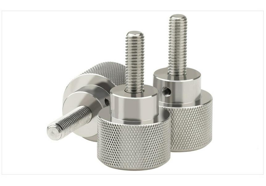 National Standard Knurled Handwheel Stainless Steel M6 M8 M10 Hand-Tightening Screw Nut Adjustment Handle Bolt