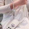 Women Girls Wrist Strap Phone Lanyard Beads Phone Chain Cellphone Strap Mobile Phone Chain