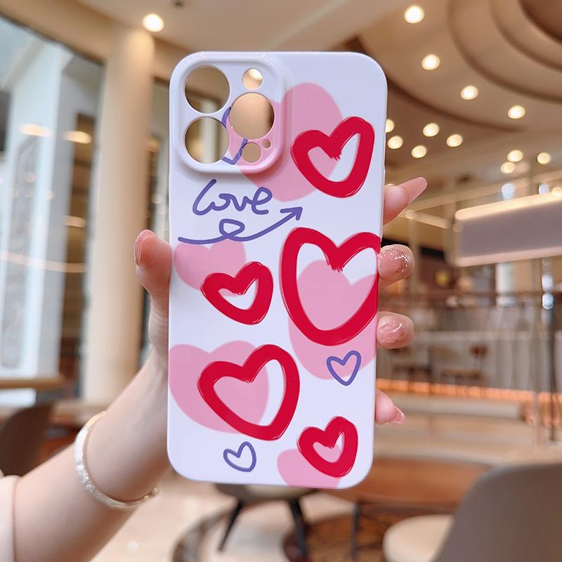 Simple All-inclusive Love for Apple Mobile Phone Protective Case for IPhone14promax for Apple Mobile Phone Case