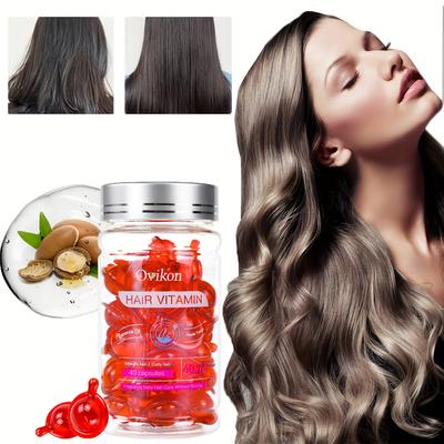 Capsula di Olio Essenziale per Capelli Marocco Olio Essenziale per Capelli Senza Risciacquo Essenza Anticrespo