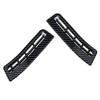 2Pcs Car A Pillar Air Vent Outlet Cover Trim Fit for Hyundai Santa Fe     Black Carbon Fiber Style Plastic