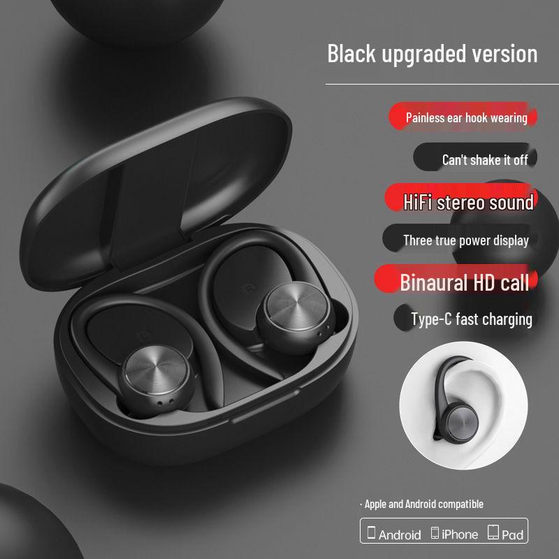 Huawei Android Apple OPPO Xiaomi Wireless Bluetooth Earbuds with Ultra-Long Battery Life for Sports