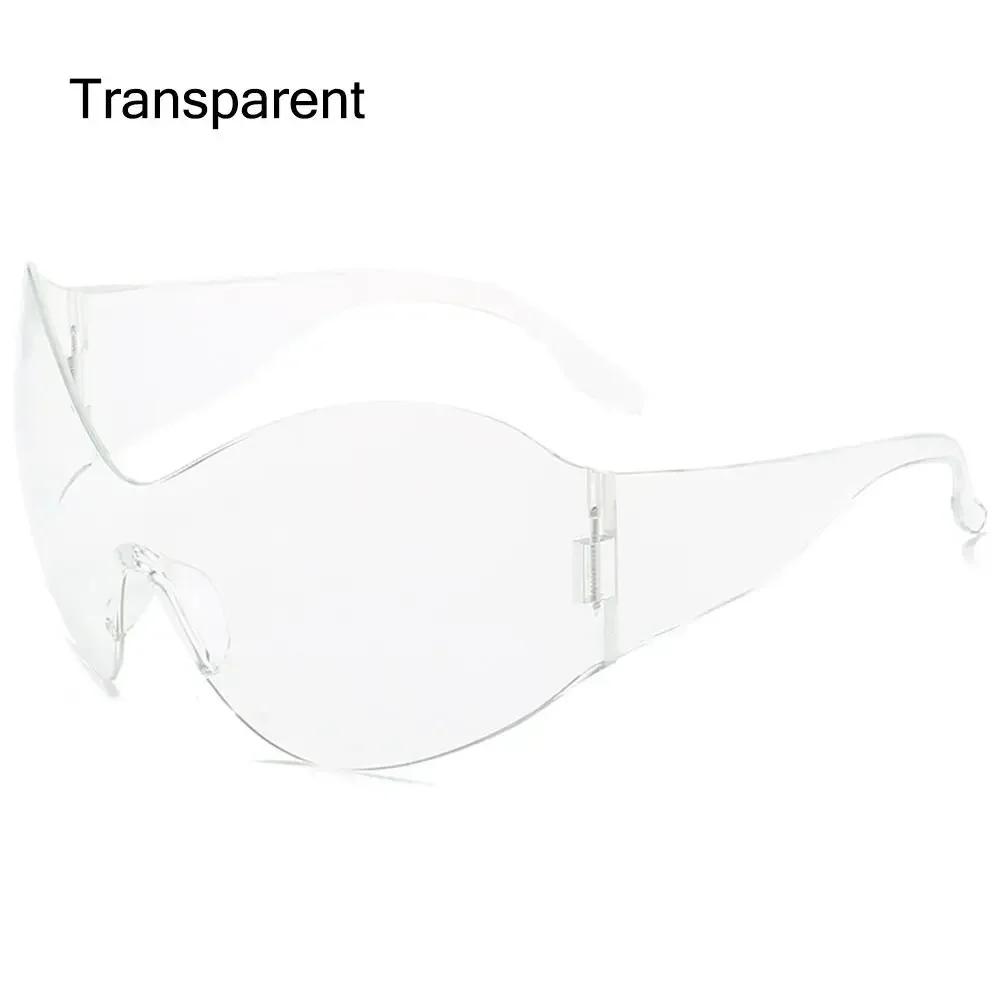 

and Men Shades for Beach, Outdoor UV400 Protection Wrap Around Black Sun Glasses Oversized Futuristic Sunglasses Y2K Sunglasses