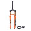 Cycle Suspension Fork 120mm Stroke Alloy Shock Absorption Quick Release Cycle Air Suspension Fork Orange
