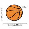 Sports Cartoon Basketball Embroidered Patch - Clothing Accessory Label