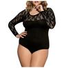 Women Lingerie  Bodysuit Sleepwear Nightwear Sheer Mesh Leotard