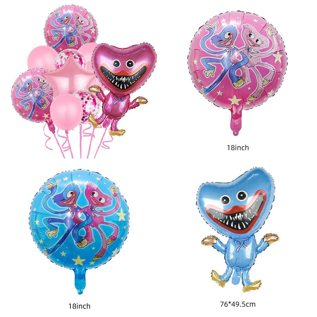 Poppy Playtime Huggy Wuggy Balloon Set For Kids Birthday Party Decorations High-quality And Easy To Use