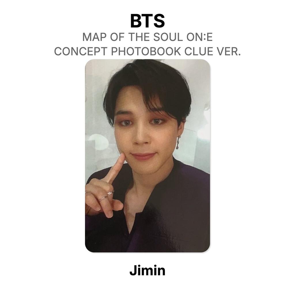 BTS MAP OF THE SOUL ON:E CONCEPT PHOTOBOOK CLUE VER. Official Photocard