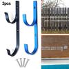 2 Pack Aluminum Alloy Multipurpose Organizer Swimming Pool Hanger Pool Pole Hanger Hooks Pool Equipment Accessories
