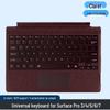 Microsoft Surface Pro Series Thin Light Bluetooth Magnetic Keyboard with Colorful Backlight