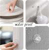 10/2PCS Transparent Crystal Door Knobs Cabinet Drawer Door Knobs Handles Self-adhesive Handle with Hook Function Door Wall Decor