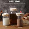 1/2PCS Cotton Cloth Dust Cover Portable Fermentation Bottle Cover  Fit Jars Mouth from 8-10cm
