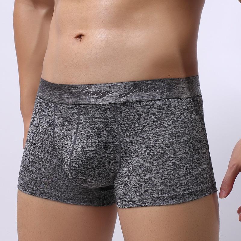 Cuecas Boxers Masculinas Premium Respiráveis Confortáveis Com Bolsa Luxuosa E Design de Boxer Elástico