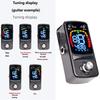 Portable Chromatic Tuner Pedal Covering A0 to C8 Range Digital Guitar Pedal Tuner for Guitarists and Musicians