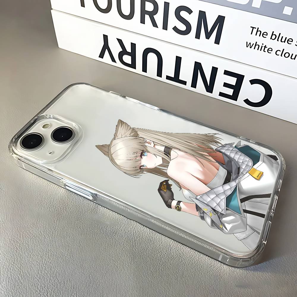 

A-Arknights E-Endfield Perlica Чехол для телефона для iPhone 12,16,11,14,13,17,15 Plus,Pro,Max,Plus,E,Air,Mini Прозрачная крышка iPhone17promax