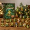 Festive Party Favors Frog Advent Calendar 2026, 24 Days Christmas Countdown with Pcs 2D Themed Ornaments Acrylic Ornaments, Cute Hanging Pendants for