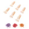100Pcs Carrot Paper Clips Carrot Shape Strong Metal Anti Slip Rustproof Cute Paper Clips for Documen