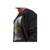 Adidas Locker sitzendes bedrucktes Trainings-Sweatshirt Herren Oberteile Schwarz GM6507