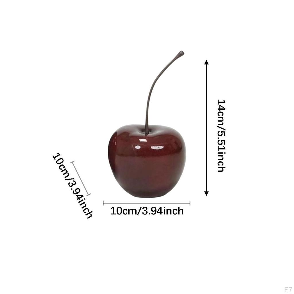 Apple Decoration for Home, Desk, Decorative Resin Living Room, Fireplace, Cabinet Or Shelf