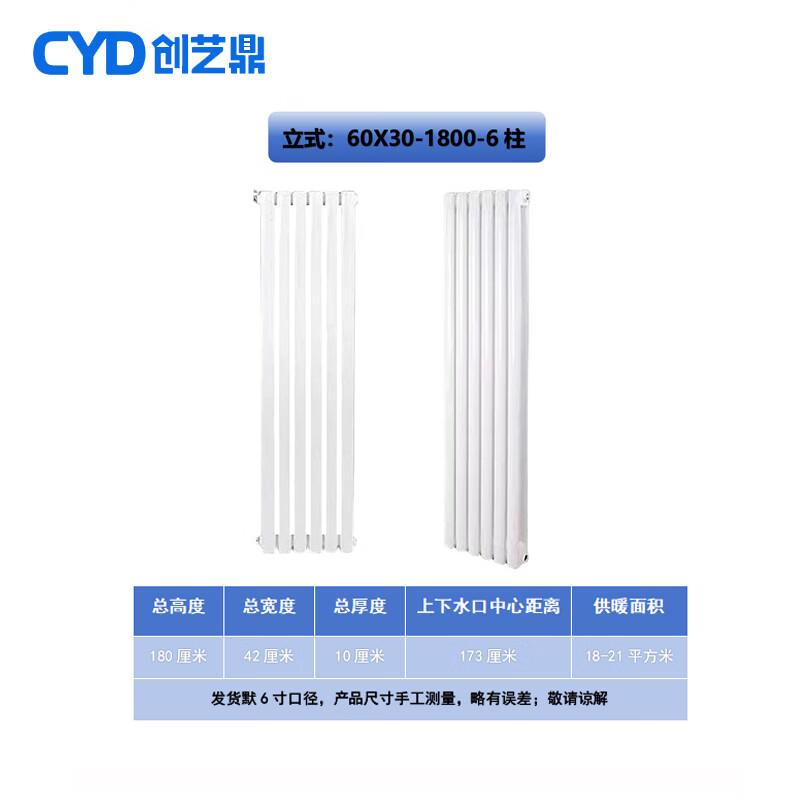 Chuang Yi Ding Steel 6030 Two-Column Hot Water Radiator