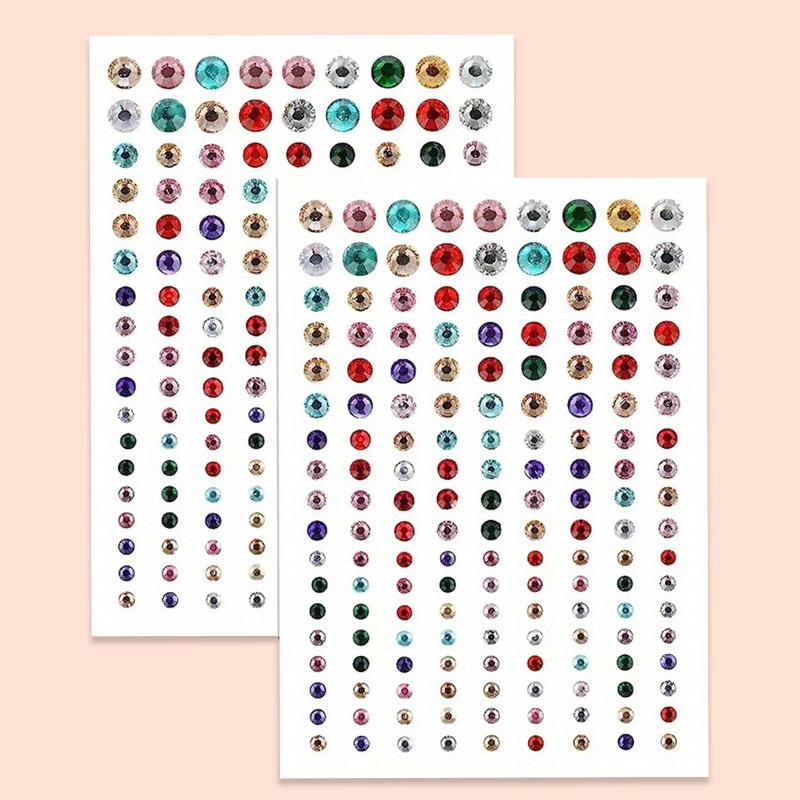 3/4/5/6mm 3D Augen Gesicht Make-up Temporäres Tattoo Selbstklebend Klare Wassertropfen Aufkleber Festival Bühne Körperkunst Dekor