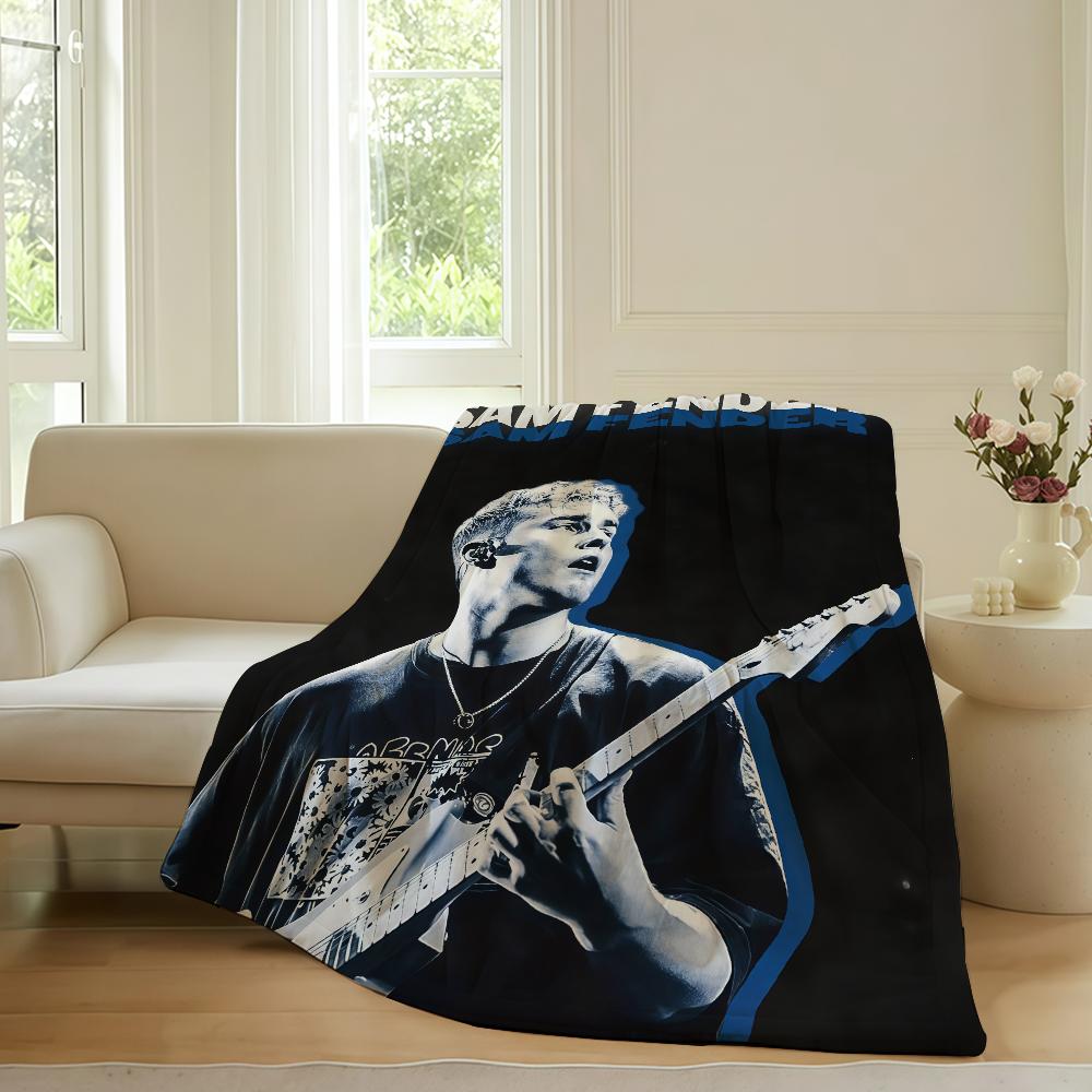 British singer Sam Fender Blanket For Sofa Office Bed Plane Travel Sleep Read Relax Camping Soft And Warm