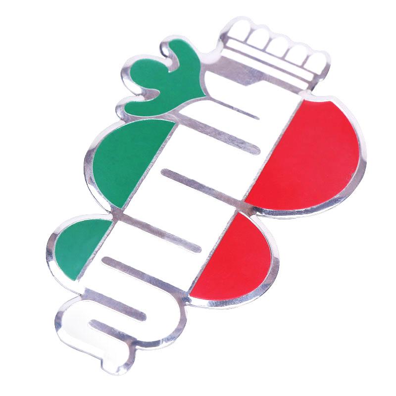 3D Aluminum Four Leaf Clover Emblem Car Styling Body Trunk Decoration Sticker For Alfa Romeo Sportiva Giulia Stelvio GiuliettaBV0