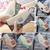 Damen-Geldbörse mit Umschlag, Leder, großes Fassungsvermögen, Kartenhalter, Damen, lange Clutch-Geldbörse, Geldbeutel