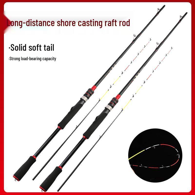 Shore Casting Soft Tip Raft Fishing Rod