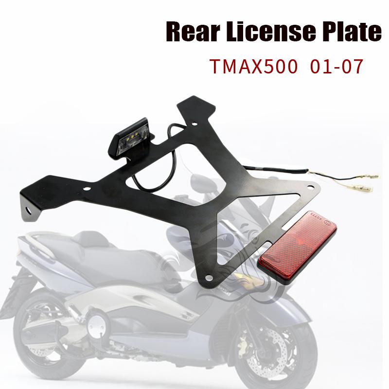 Fit for YAMAHA TMAX500 TMAX 500 2001 - 2007 License Light Hugger Bracket T-MAX500 2002 2003 2004 2005 2006Rear Fender Mudguard