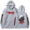 Anime Hoodie Berserk Hoodies Guts Pullovers Sweatshirts Tops Casual Hip Hop Streetwear Overside Hooded Pullover Unisex's Fashion Clothing