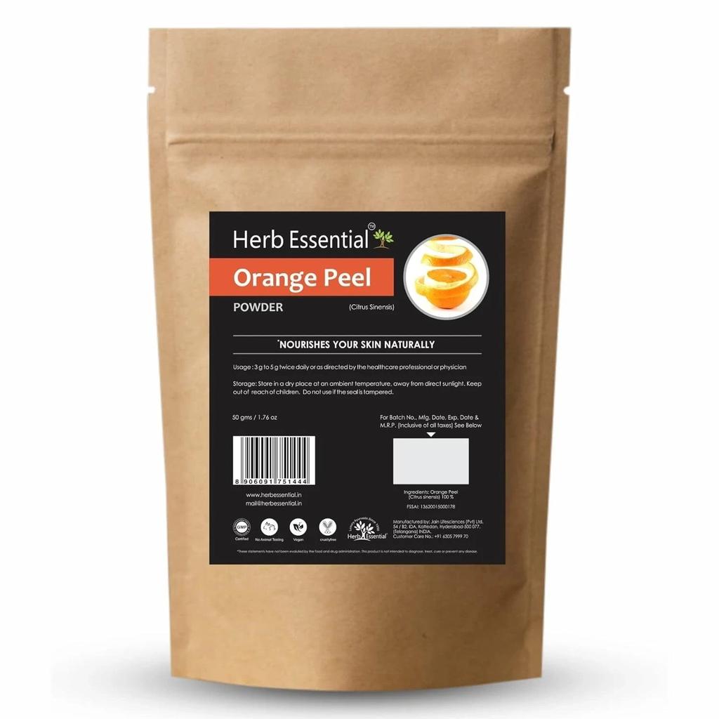 Herb Essential Orange Peel Powder 50gm