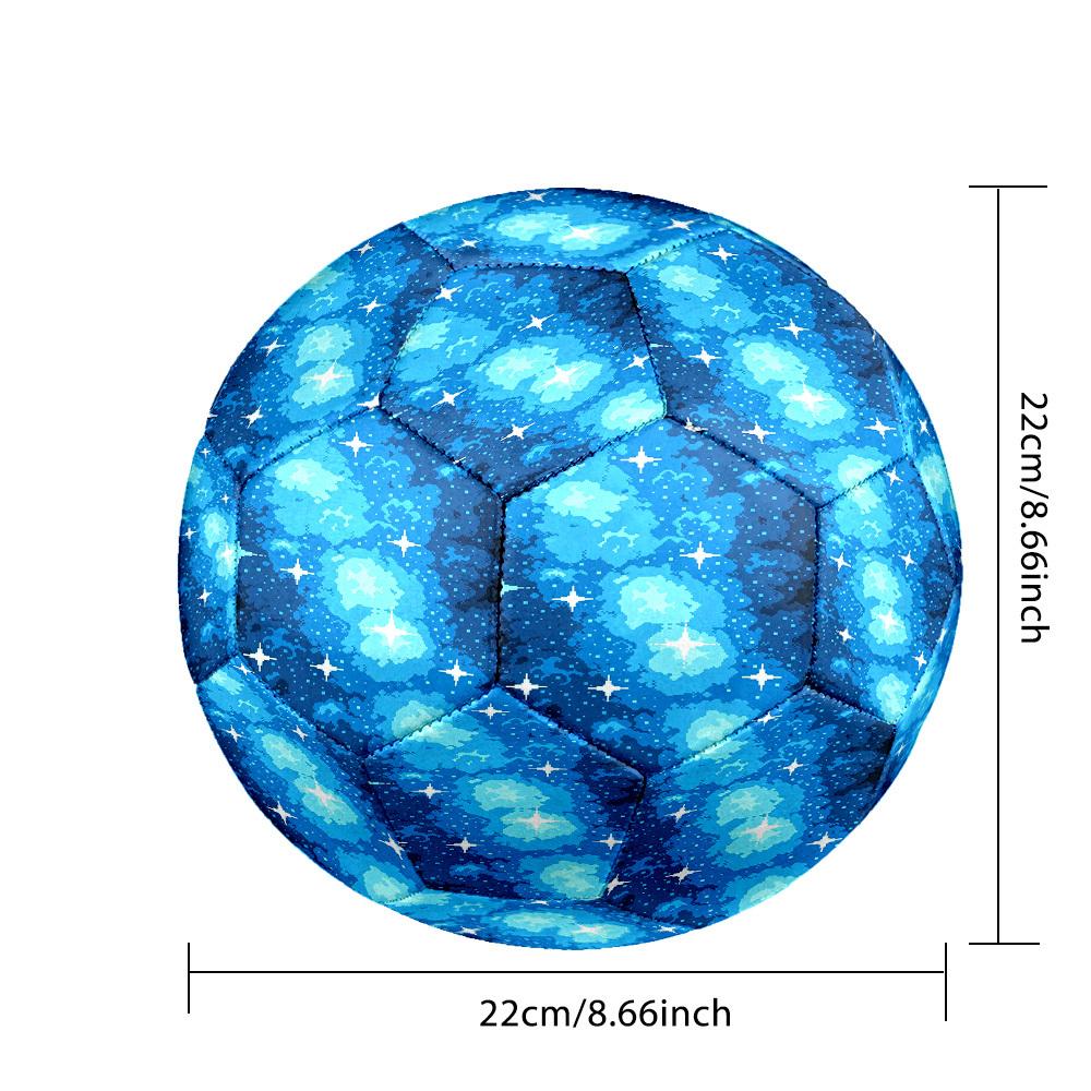 1pc Space Stars Night Sky Theme Soccer Ball Football, Size 5, Lightweight PVC, Outdoor Training Soccer Ball,Gift j60422