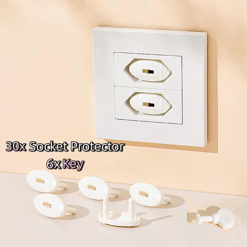 10/20/30Pcs Brazil/Chile/Italy Universal Power Socket Outlet Plug Protective Covers Anti Electric Baby Safety Protector