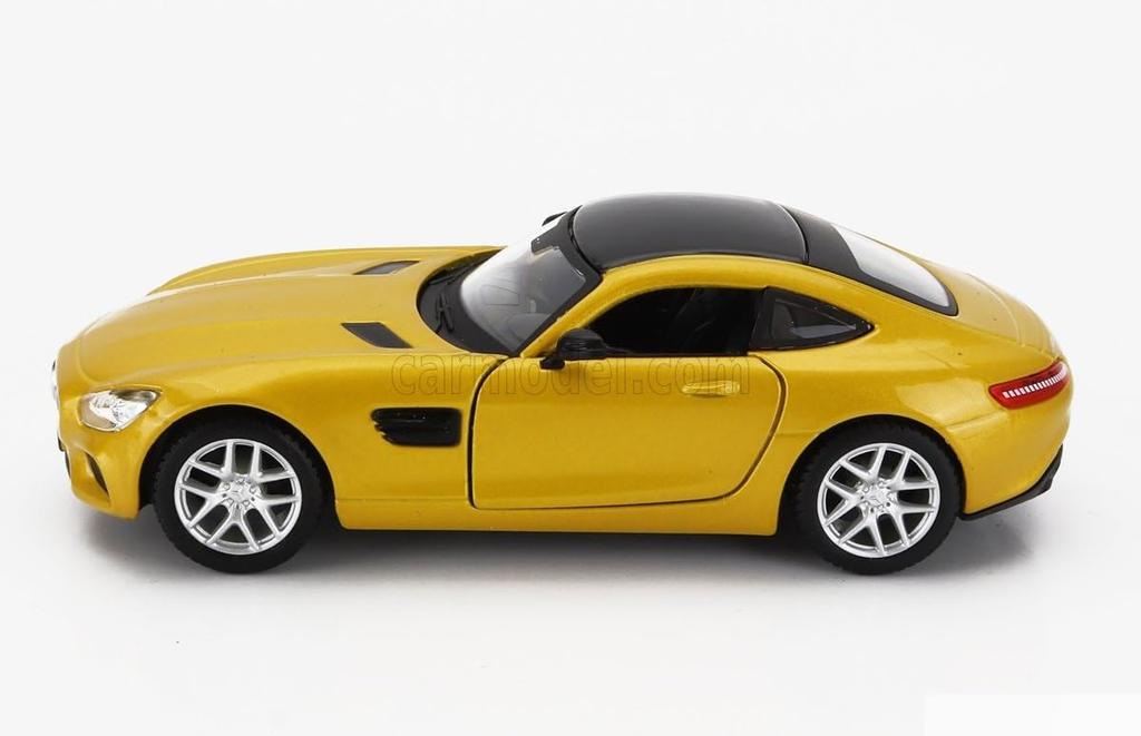 BURAGO Mercedes-Benz Miniature Car 1/32 BENZ AMG GT (C190) 2016 (Yellow)