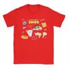 Crayon Shinchan Tshirt Unisex Unisex Cute Anime Unisexga Vintage Pure Cotton Tees Round Collar Short Sleeve T Shirt Gift Idea Tops