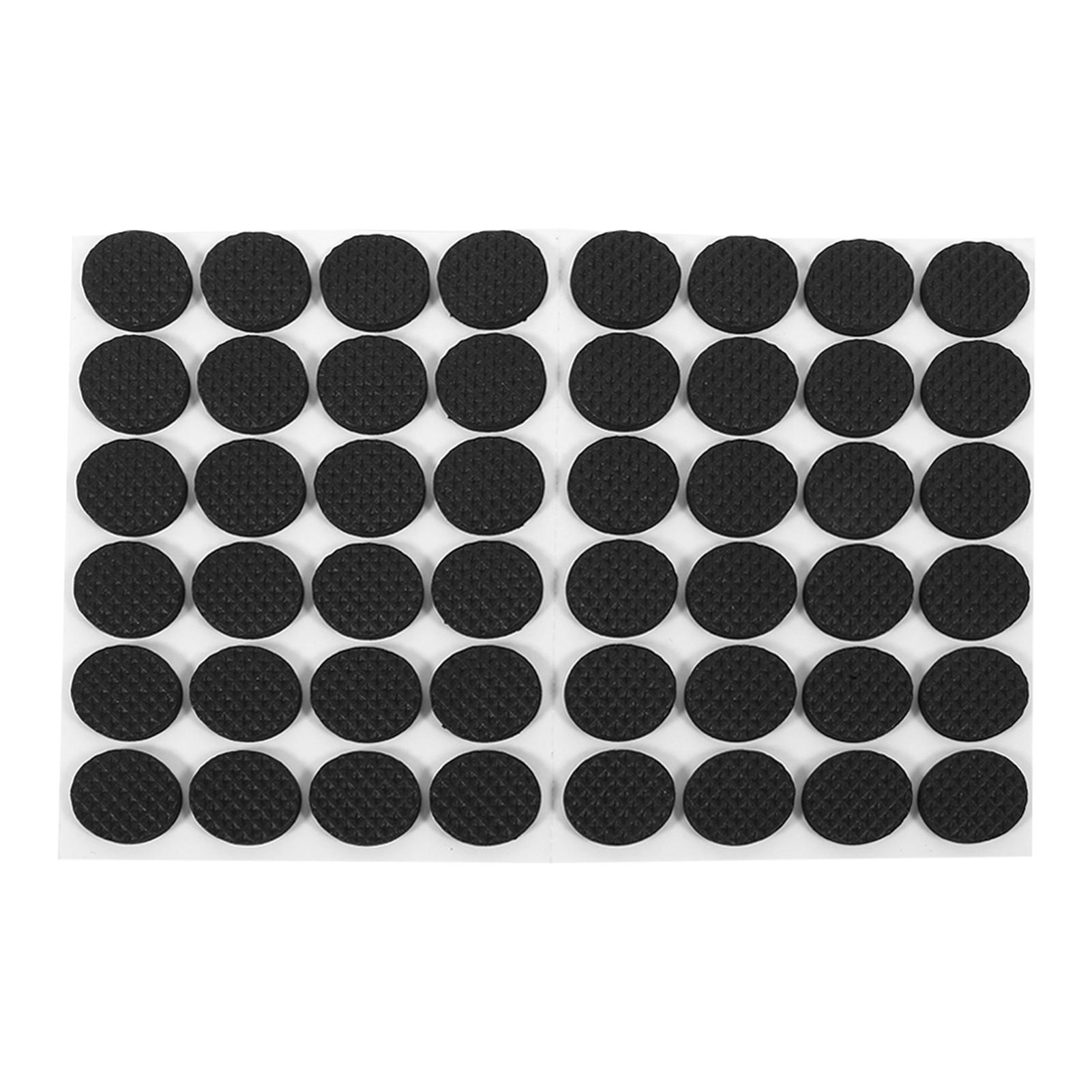 

48Pcs Black NOn slip Self Adhesive Floor Protectors Furniture Sofa Table Chair Rubber Feet Pads