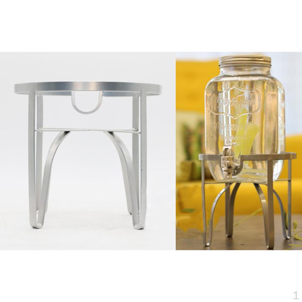 Getränkespender /5/8 Liter Tee, Eis, Wasser Organizer Flasche Glasbehälter Halter Ständer