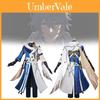 Fantasia Cosplay Linda e Estilosa de Honkai Star Rail Para Homens Em Vibrante Cor Azul